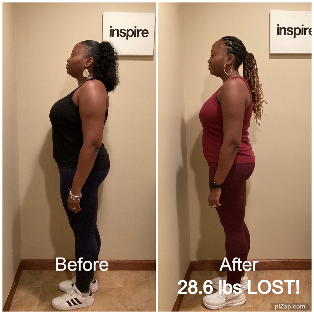Inspire client MBP, lost 28.6 pounds