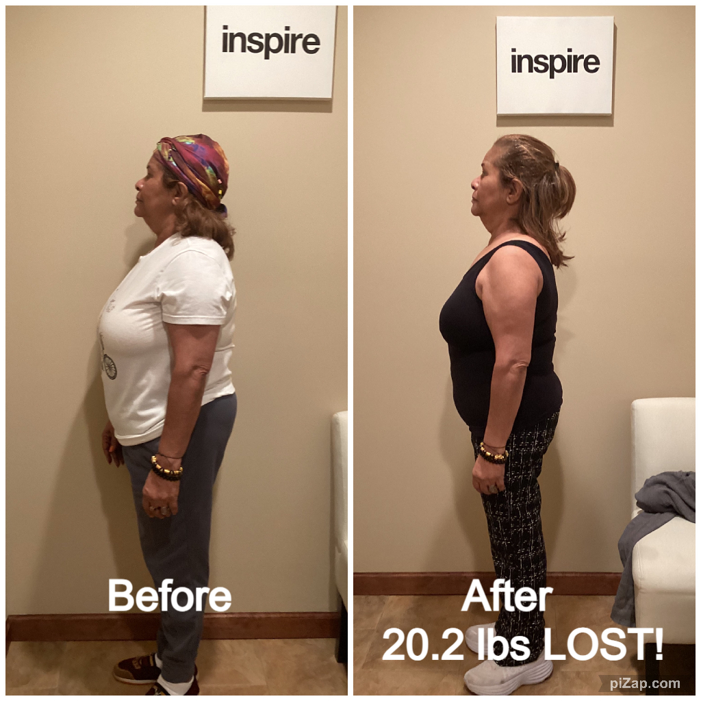 Inspire client MM, lost 20.2 pounds