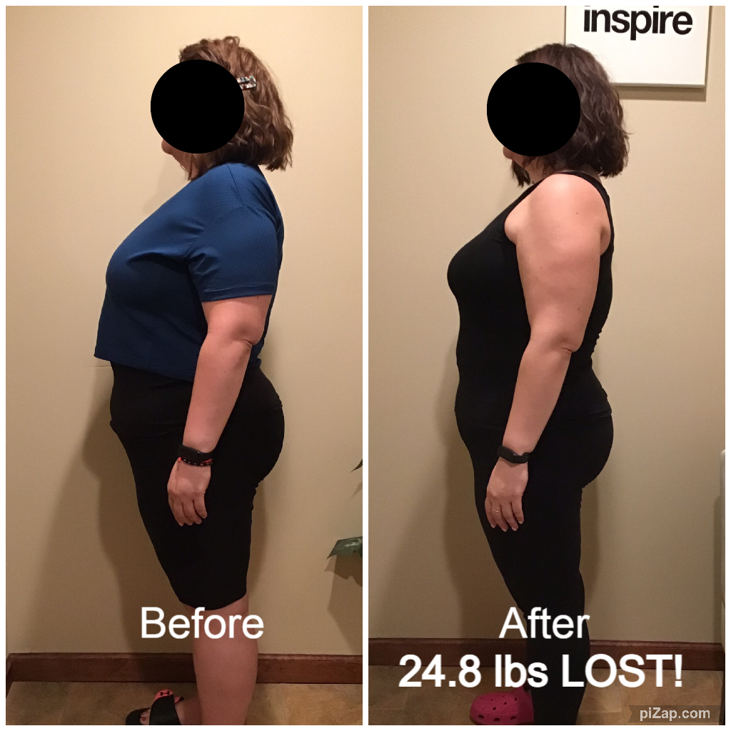 Inspire client MV, lost 24.8 pounds