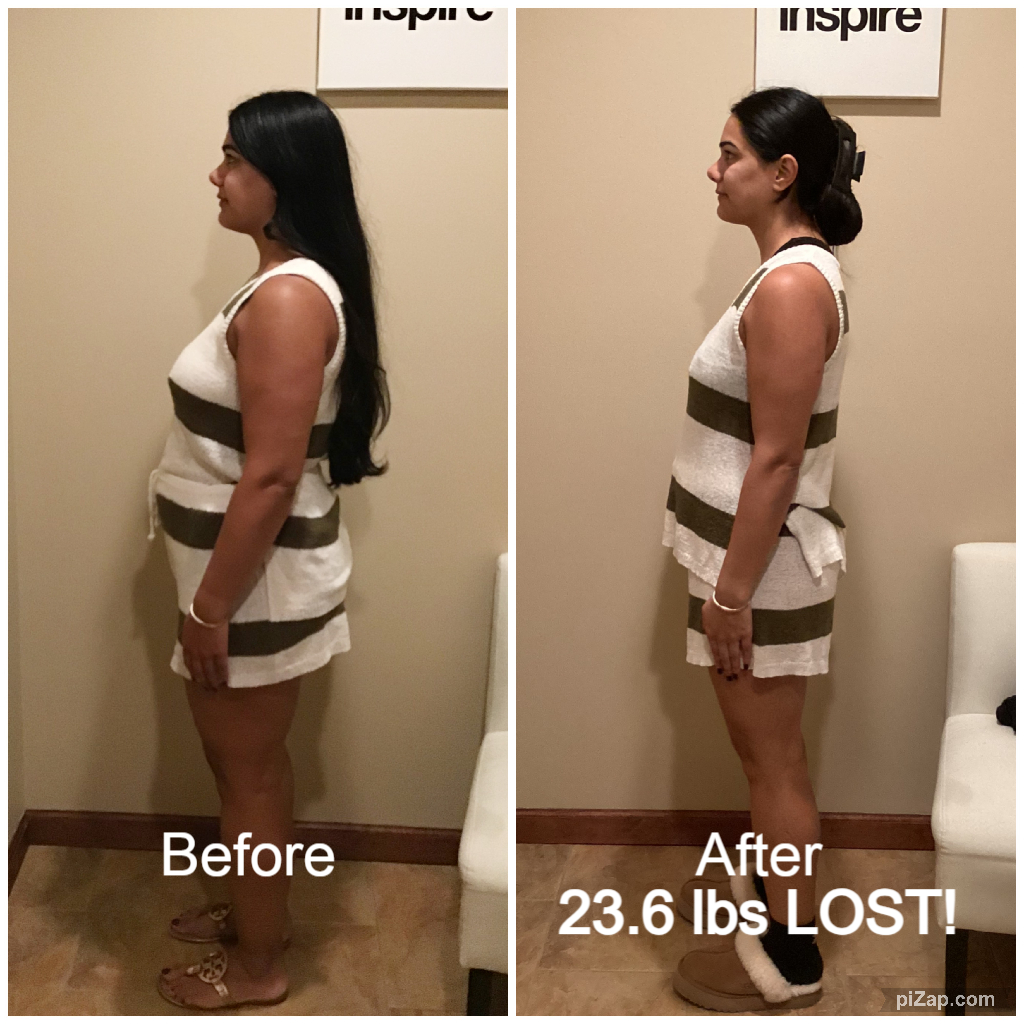 Inspire client VR, lost 23.6 pounds